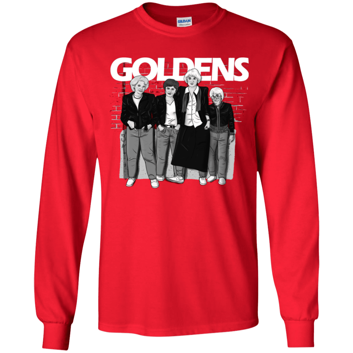 T-Shirts Red / YS Goldens Youth Long Sleeve T-Shirt