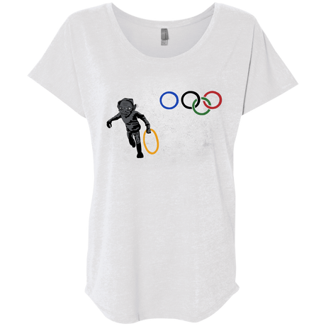 T-Shirts Heather White / X-Small Gollympics Triblend Dolman Sleeve