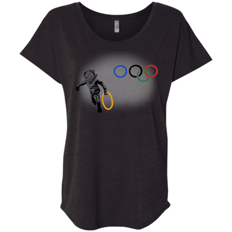 T-Shirts Vintage Black / X-Small Gollympics Triblend Dolman Sleeve