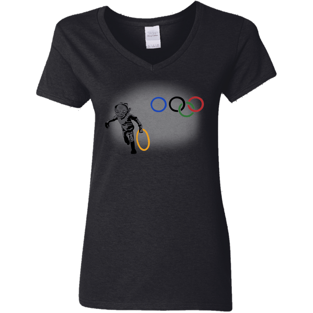 T-Shirts Black / S Gollympics Women's V-Neck T-Shirt