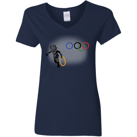 T-Shirts Navy / S Gollympics Women's V-Neck T-Shirt