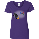 T-Shirts Purple / S Gollympics Women's V-Neck T-Shirt