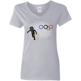 T-Shirts Sport Grey / S Gollympics Women's V-Neck T-Shirt