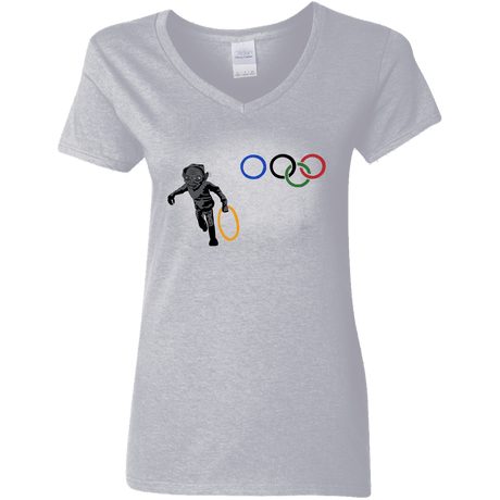 T-Shirts Sport Grey / S Gollympics Women's V-Neck T-Shirt