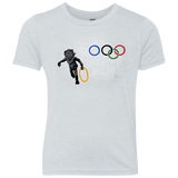 T-Shirts Heather White / YXS Gollympics Youth Triblend T-Shirt