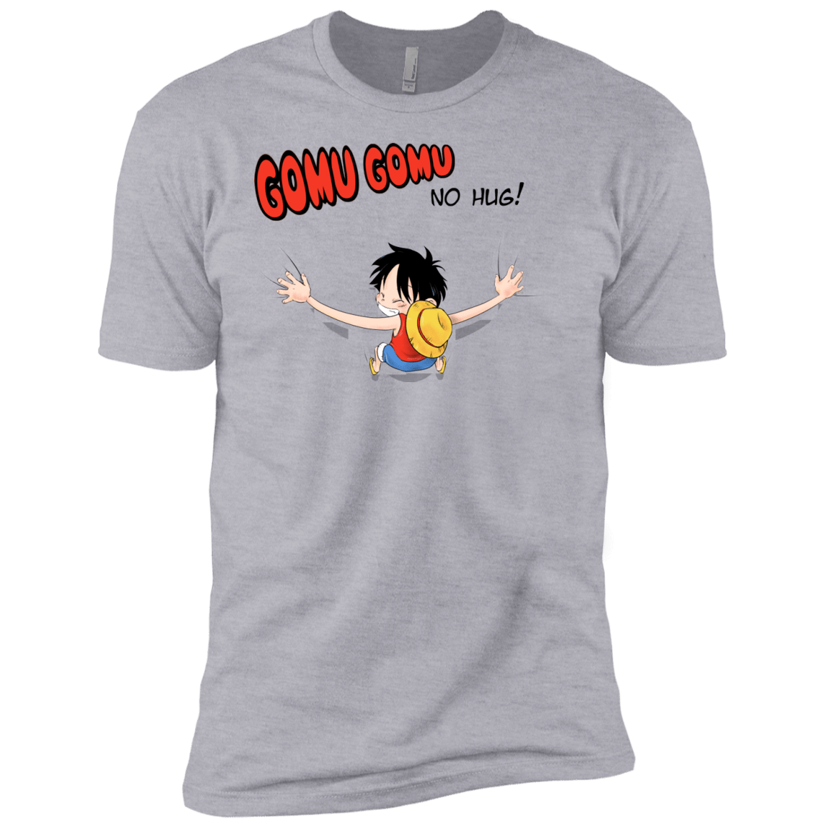 T-Shirts Heather Grey / YXS Gomu Gomu no Hug Boys Premium T-Shirt