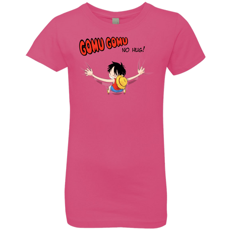 T-Shirts Hot Pink / YXS Gomu Gomu no Hug Girls Premium T-Shirt
