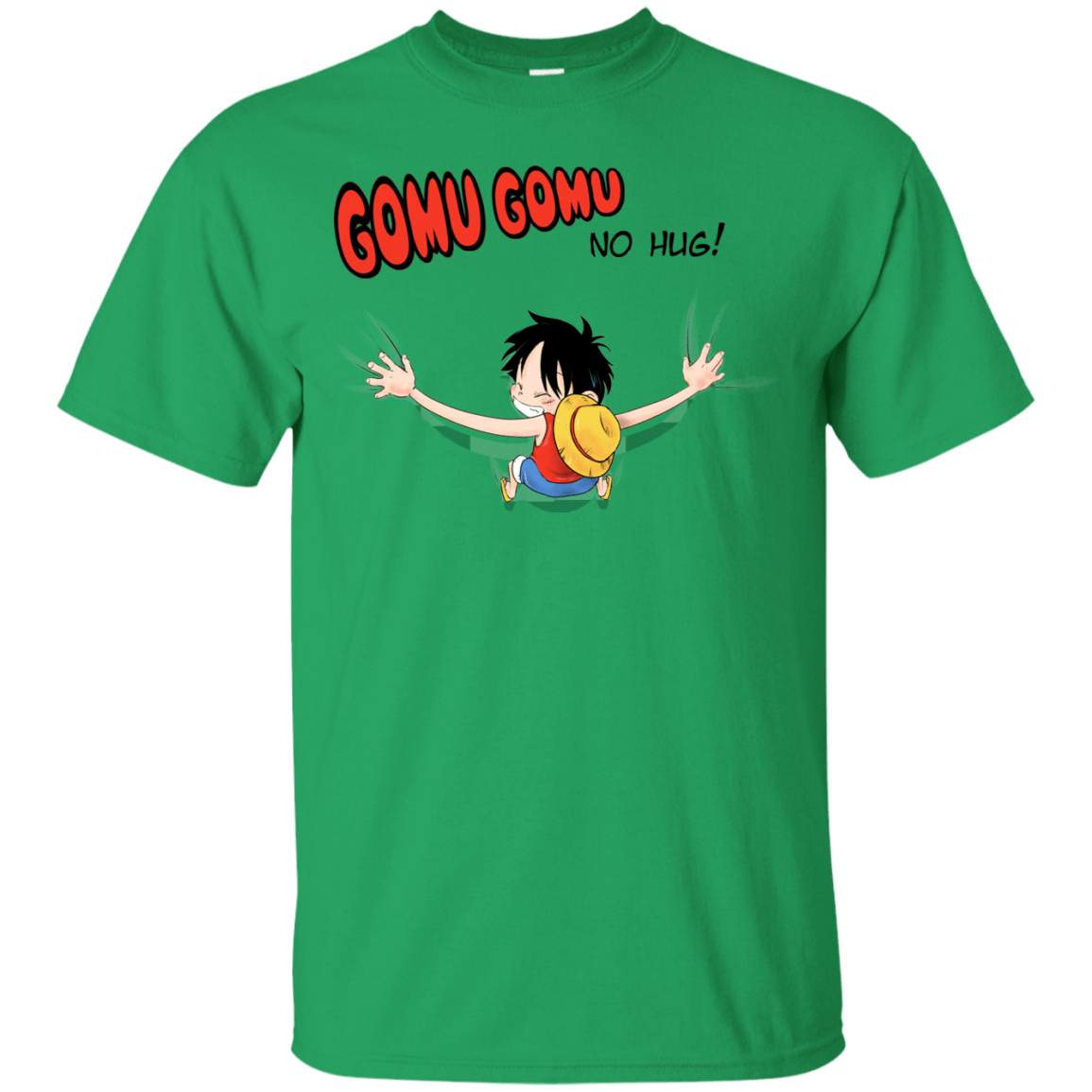T-Shirts Irish Green / Small Gomu Gomu no Hug T-Shirt