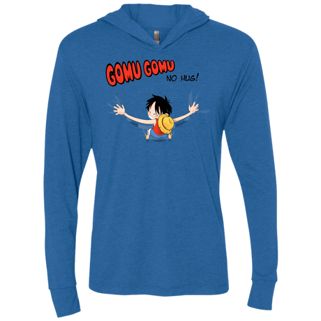 T-Shirts Vintage Royal / X-Small Gomu Gomu no Hug Triblend Long Sleeve Hoodie Tee