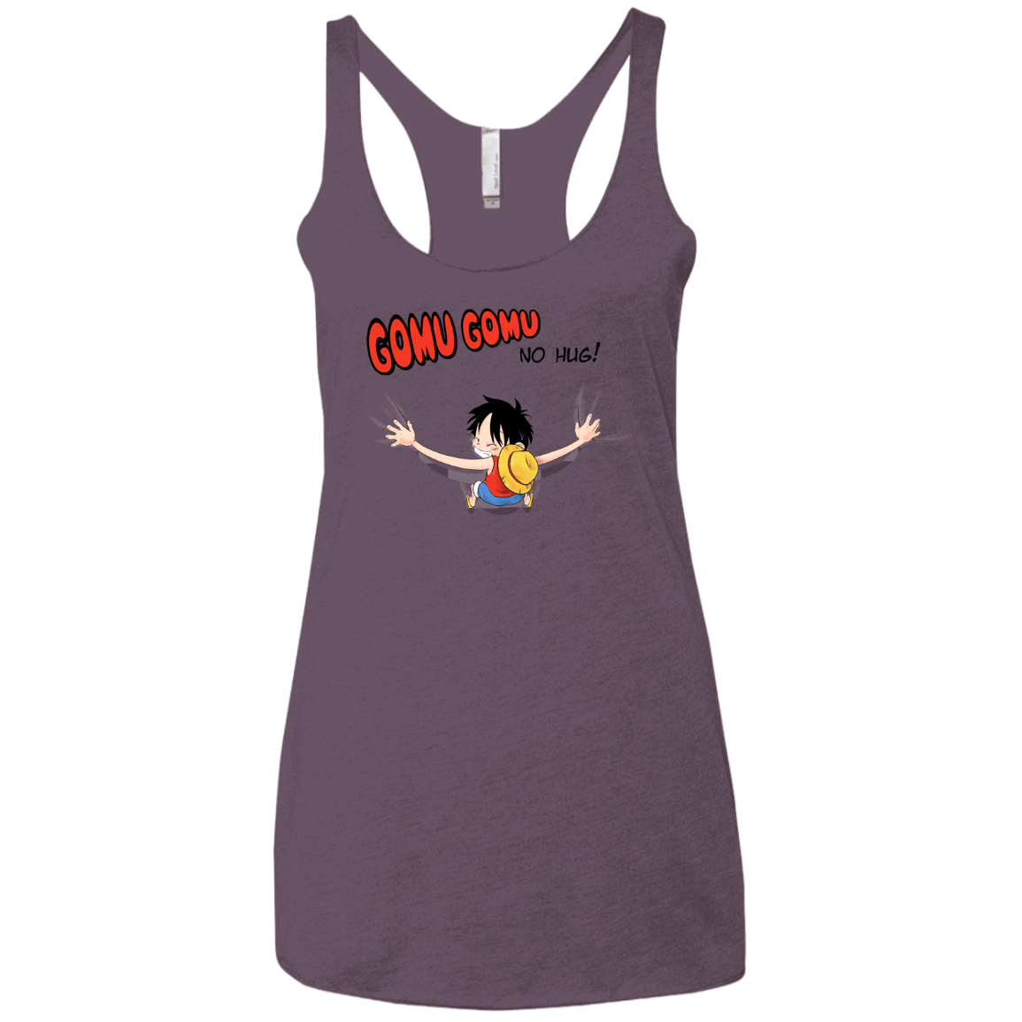 T-Shirts Vintage Purple / X-Small Gomu Gomu no Hug Women's Triblend Racerback Tank