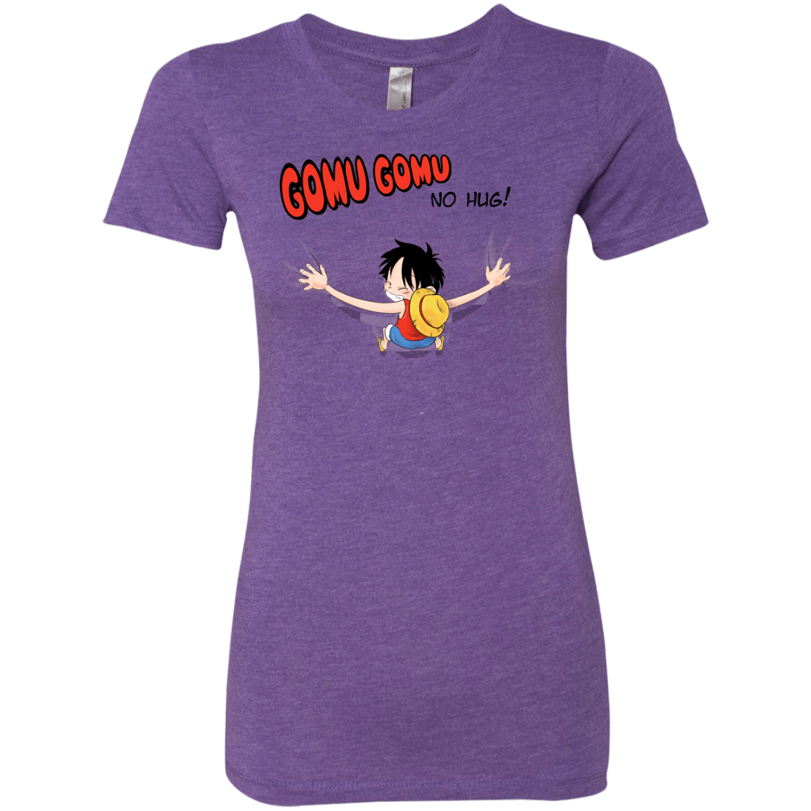 T-Shirts Purple Rush / Small Gomu Gomu no Hug Women's Triblend T-Shirt