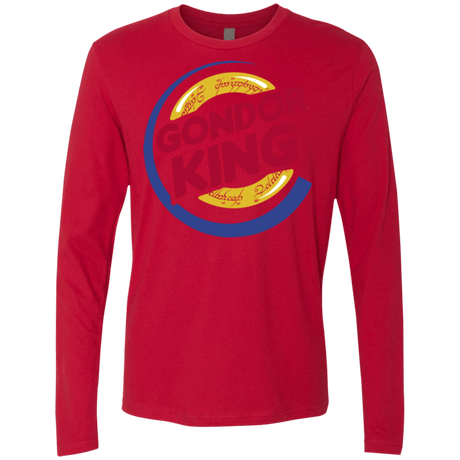 T-Shirts Red / Small Gondor King Men's Premium Long Sleeve