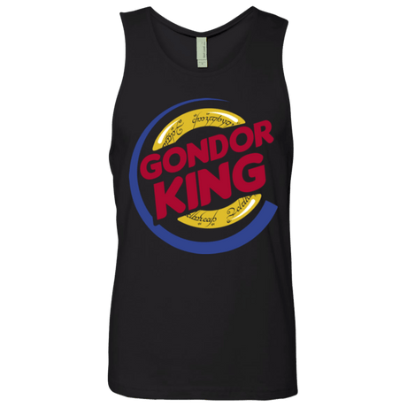 T-Shirts Black / Small Gondor King Men's Premium Tank Top