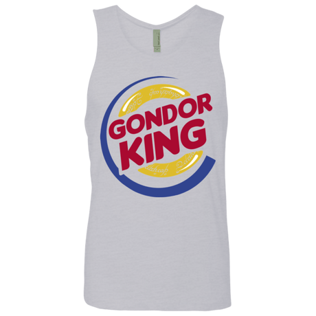T-Shirts Heather Grey / Small Gondor King Men's Premium Tank Top