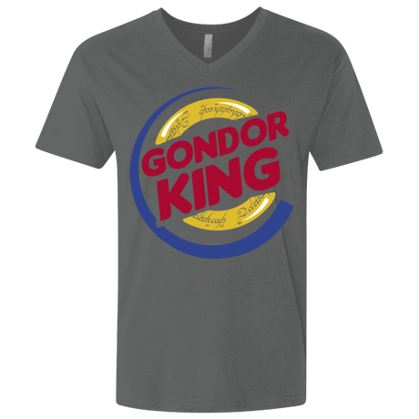 T-Shirts Heavy Metal / X-Small Gondor King Men's Premium V-Neck