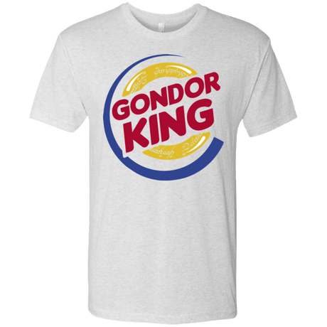 T-Shirts Heather White / Small Gondor King Men's Triblend T-Shirt