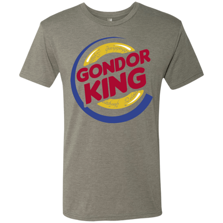 T-Shirts Venetian Grey / Small Gondor King Men's Triblend T-Shirt