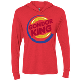 T-Shirts Vintage Red / X-Small Gondor King Triblend Long Sleeve Hoodie Tee