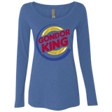T-Shirts Vintage Royal / Small Gondor King Women's Triblend Long Sleeve Shirt