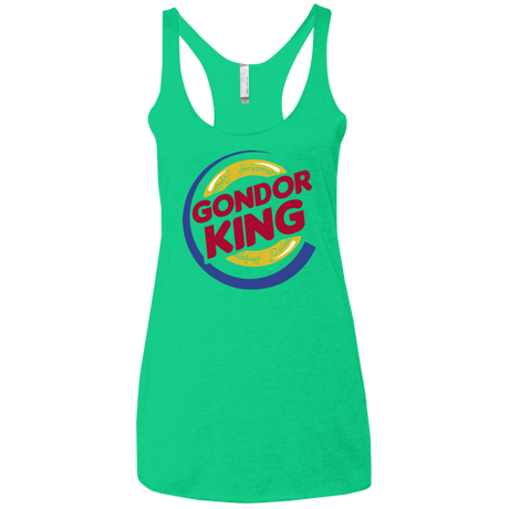 T-Shirts Envy / X-Small Gondor King Women's Triblend Racerback Tank