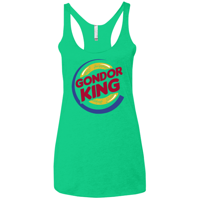 T-Shirts Envy / X-Small Gondor King Women's Triblend Racerback Tank