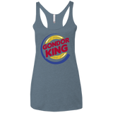 T-Shirts Indigo / X-Small Gondor King Women's Triblend Racerback Tank