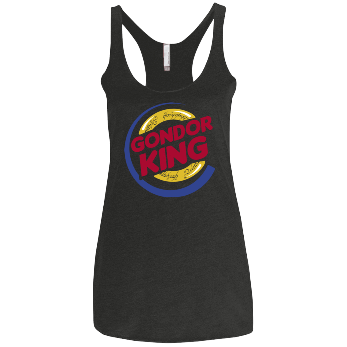 T-Shirts Vintage Black / X-Small Gondor King Women's Triblend Racerback Tank