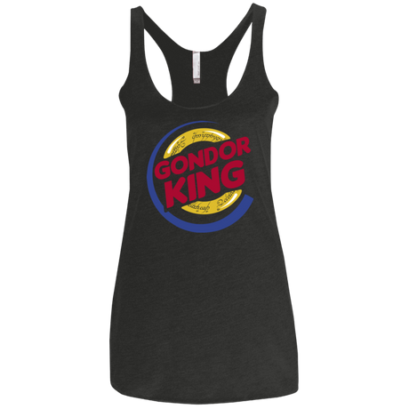 T-Shirts Vintage Black / X-Small Gondor King Women's Triblend Racerback Tank