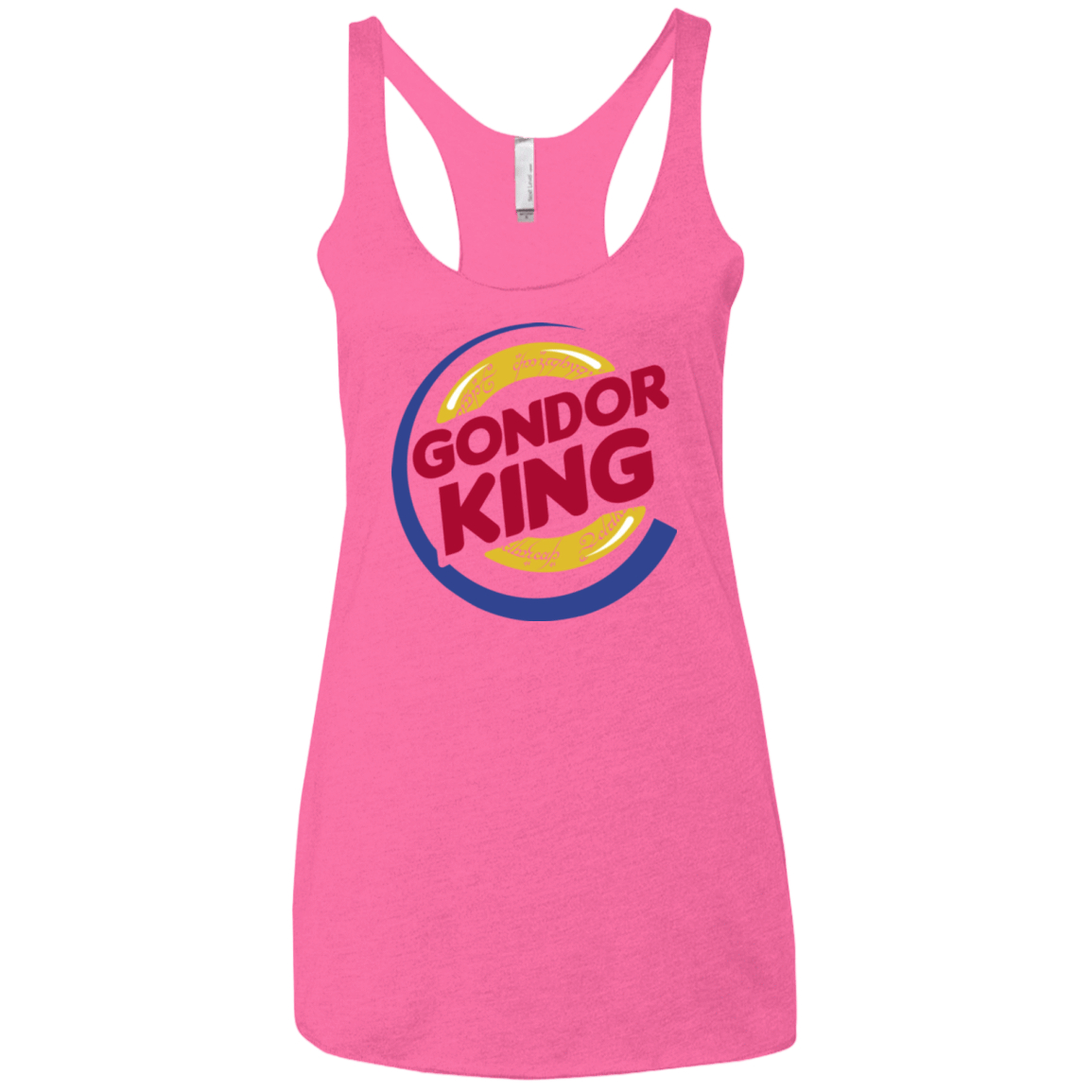 T-Shirts Vintage Pink / X-Small Gondor King Women's Triblend Racerback Tank