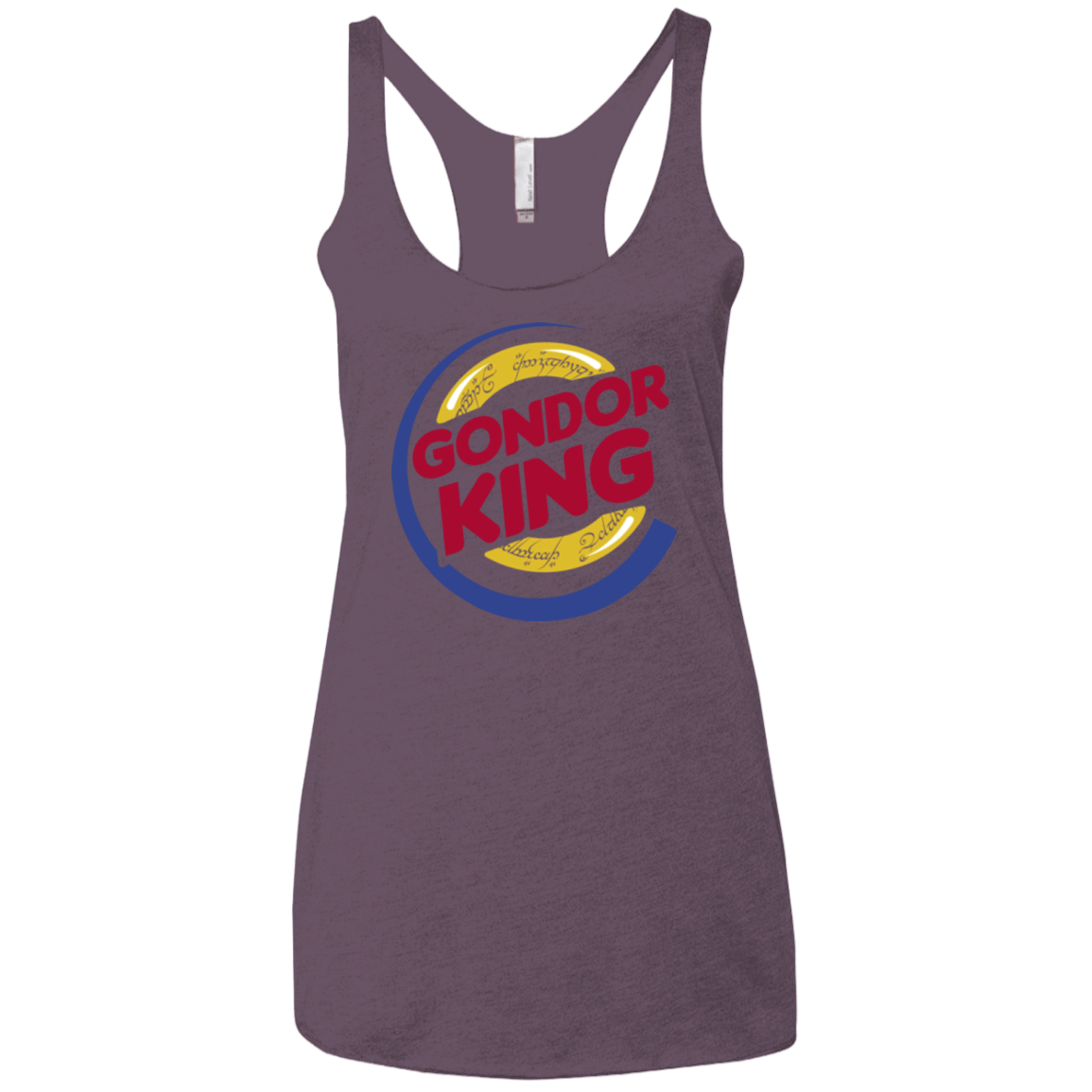 T-Shirts Vintage Purple / X-Small Gondor King Women's Triblend Racerback Tank