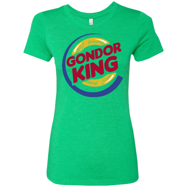 T-Shirts Envy / Small Gondor King Women's Triblend T-Shirt