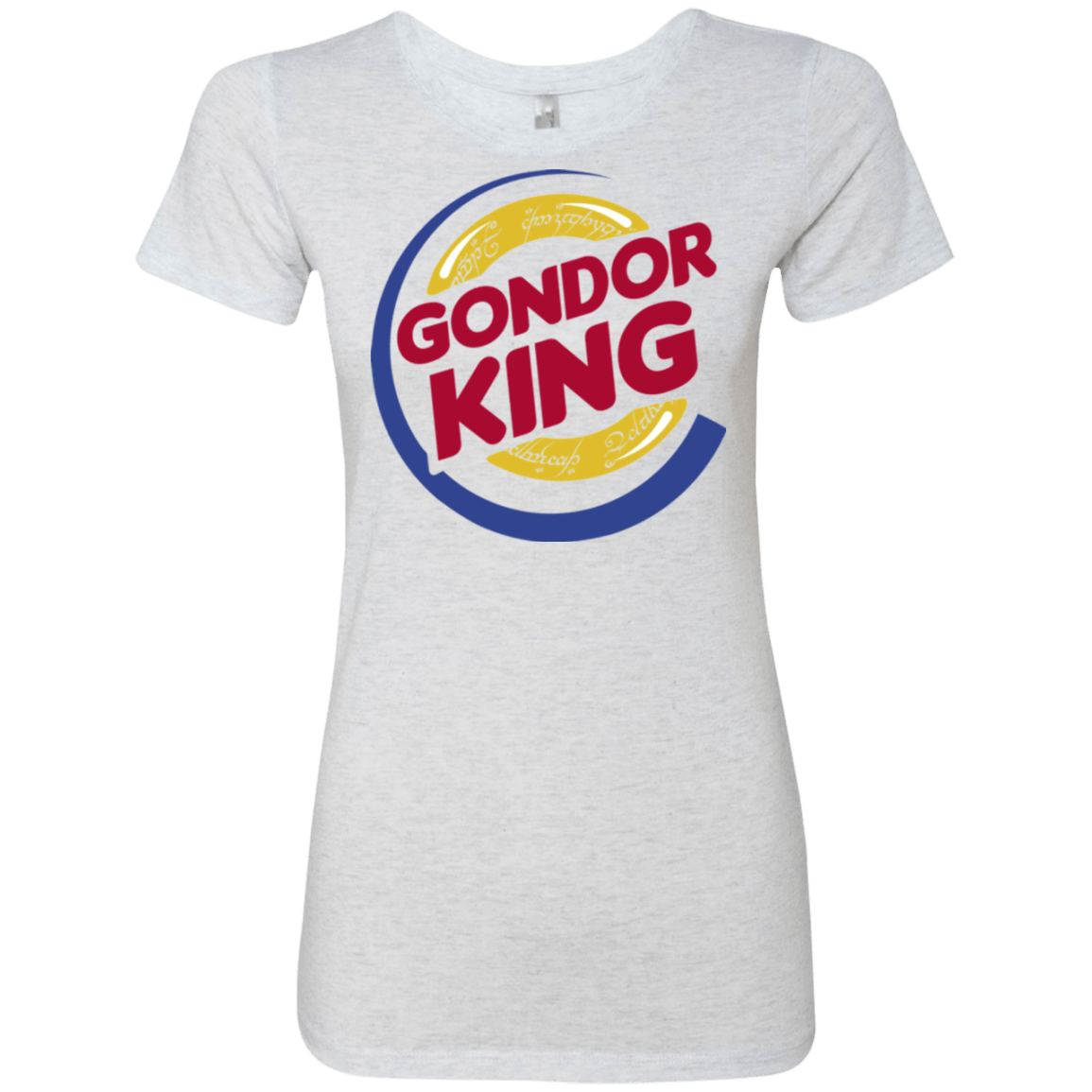 T-Shirts Heather White / Small Gondor King Women's Triblend T-Shirt