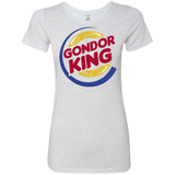 T-Shirts Heather White / Small Gondor King Women's Triblend T-Shirt