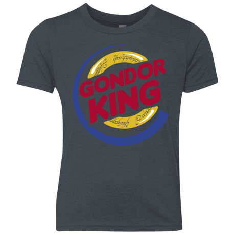 T-Shirts Vintage Navy / YXS Gondor King Youth Triblend T-Shirt