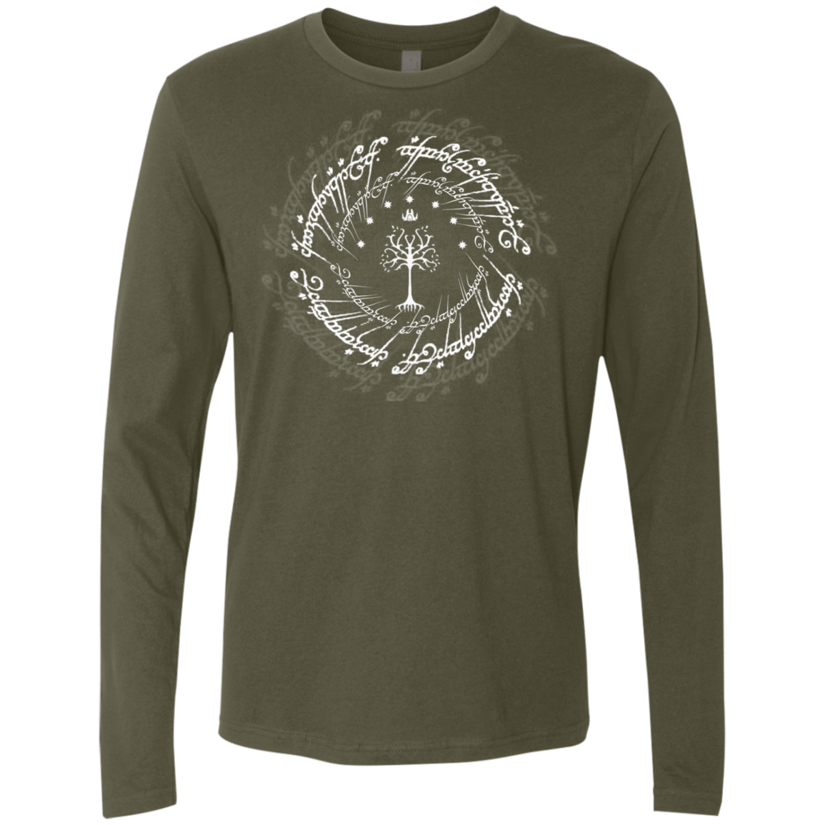 T-Shirts Military Green / Small Gondor Men's Premium Long Sleeve