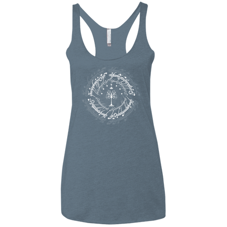 T-Shirts Indigo / X-Small Gondor Women's Triblend Racerback Tank