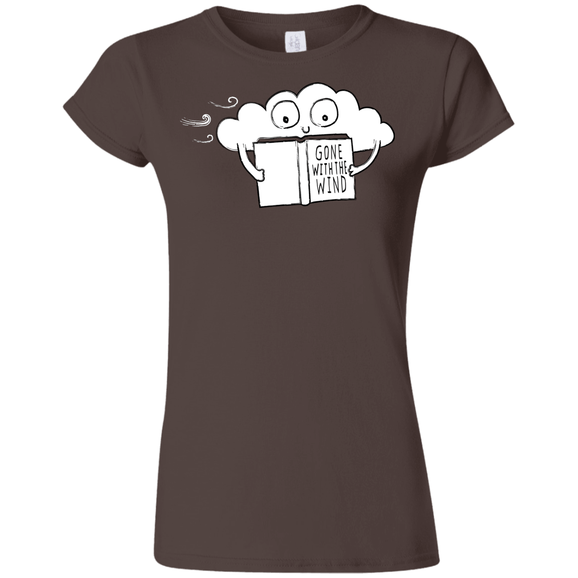 T-Shirts Dark Chocolate / S Gone with the Wind Junior Slimmer-Fit T-Shirt