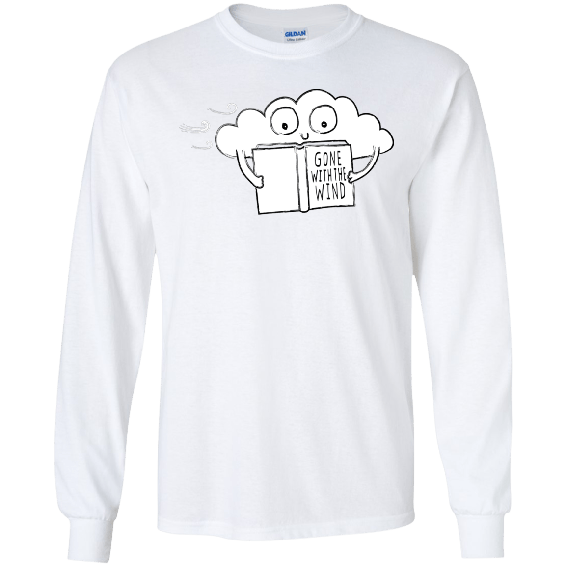 T-Shirts White / S Gone with the Wind Men's Long Sleeve T-Shirt