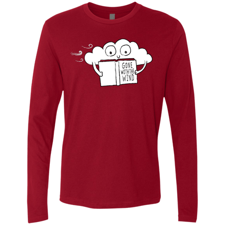 T-Shirts Cardinal / S Gone with the Wind Men's Premium Long Sleeve