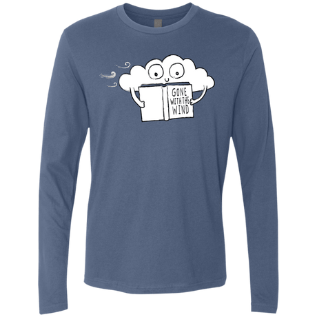 T-Shirts Indigo / S Gone with the Wind Men's Premium Long Sleeve