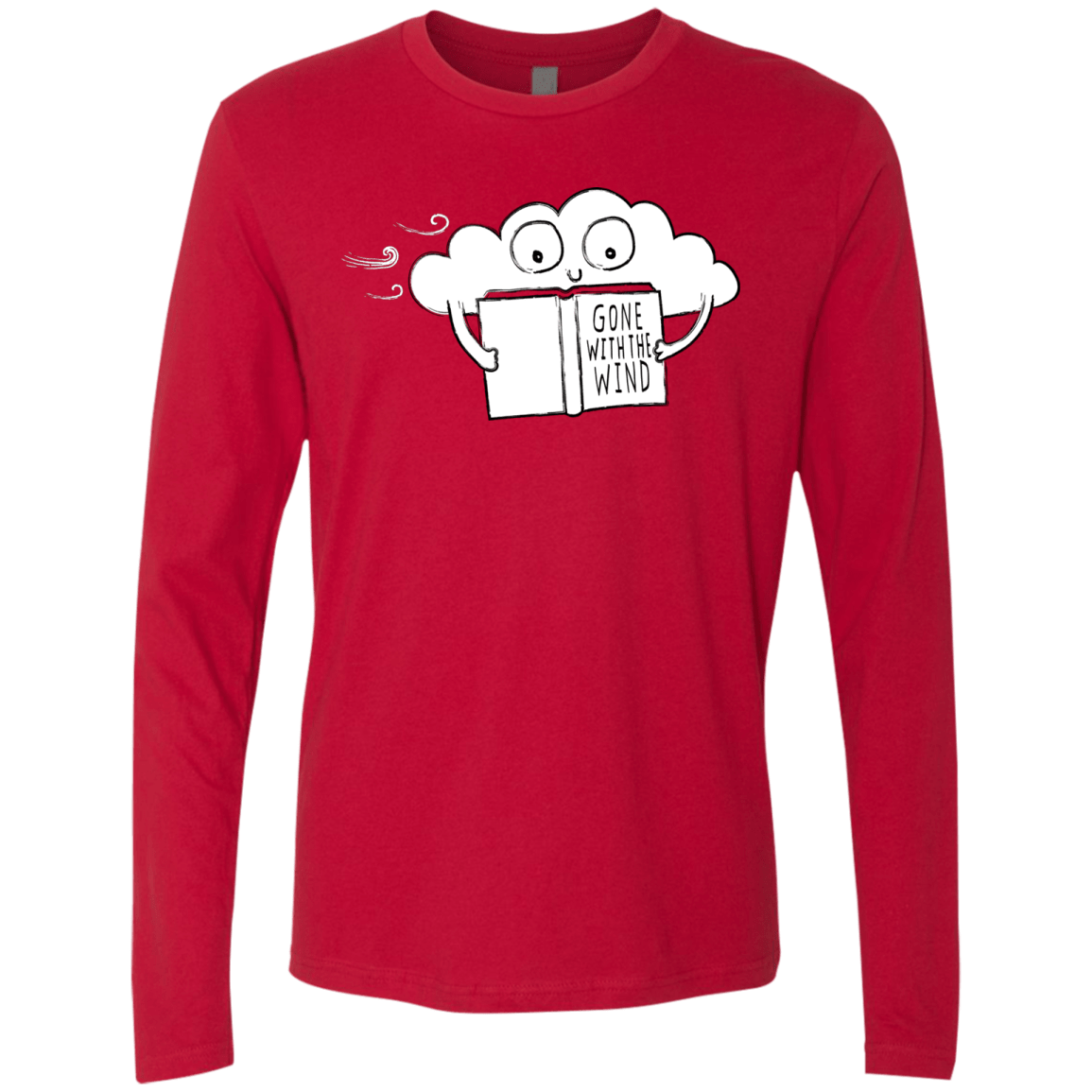 T-Shirts Red / S Gone with the Wind Men's Premium Long Sleeve