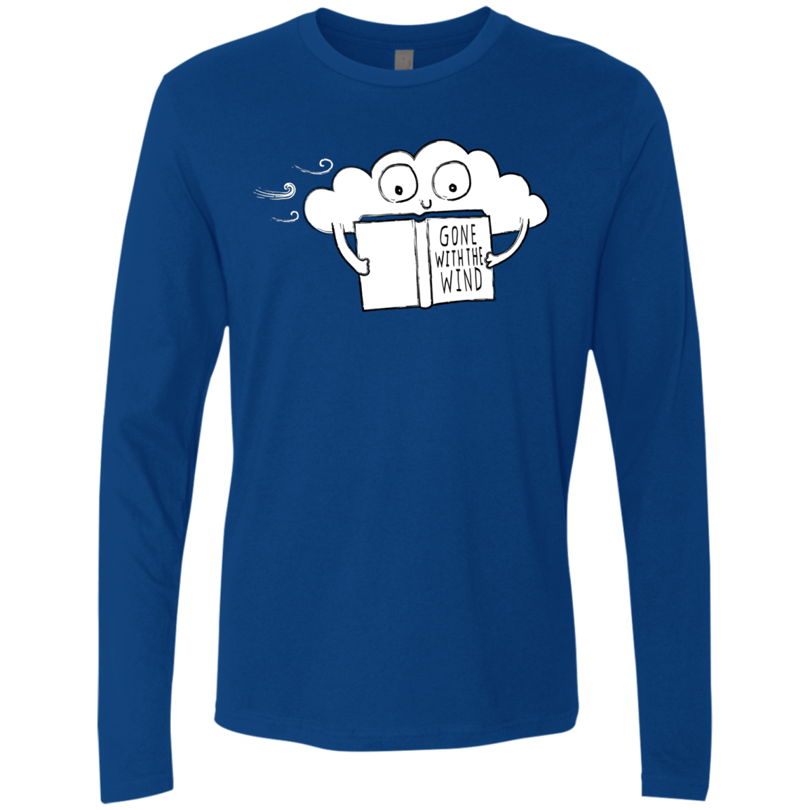 T-Shirts Royal / S Gone with the Wind Men's Premium Long Sleeve