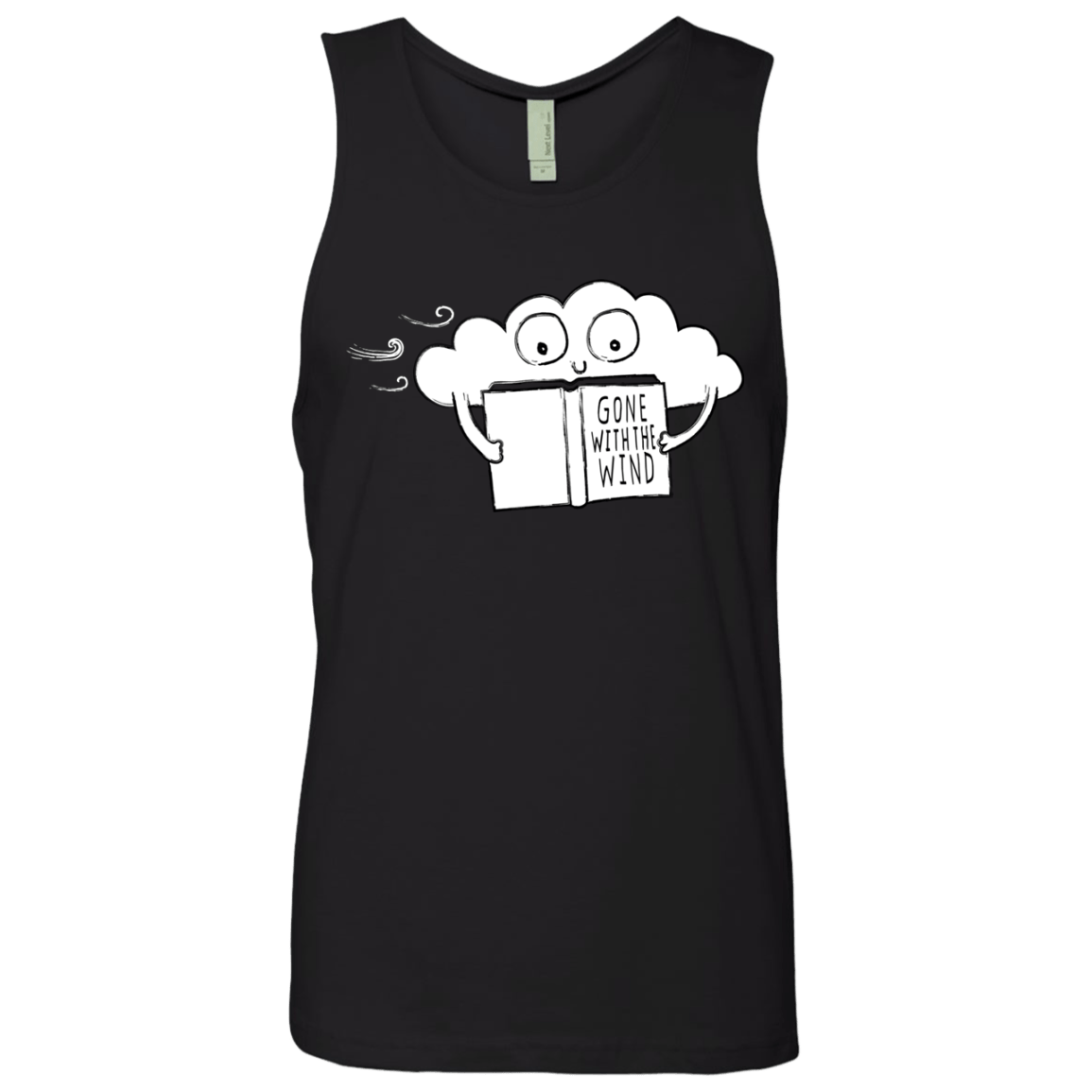 T-Shirts Black / S Gone with the Wind Men's Premium Tank Top