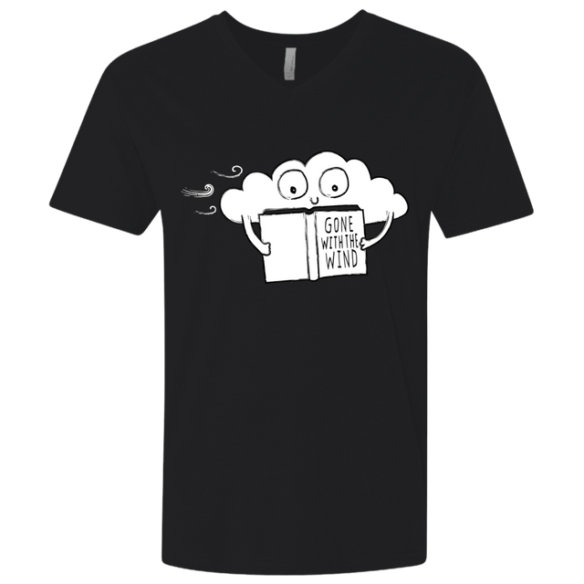 T-Shirts Black / X-Small Gone with the Wind Men's Premium V-Neck