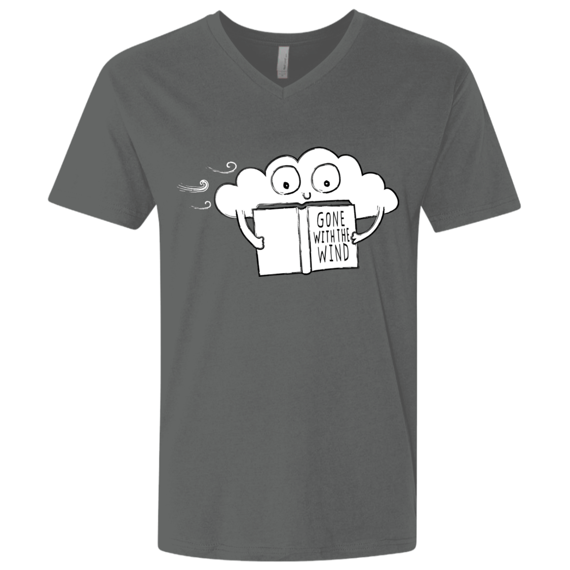 T-Shirts Heavy Metal / X-Small Gone with the Wind Men's Premium V-Neck