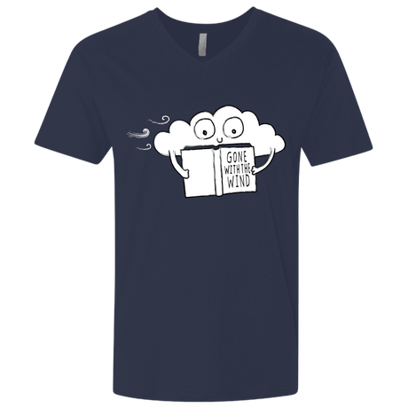 T-Shirts Midnight Navy / X-Small Gone with the Wind Men's Premium V-Neck