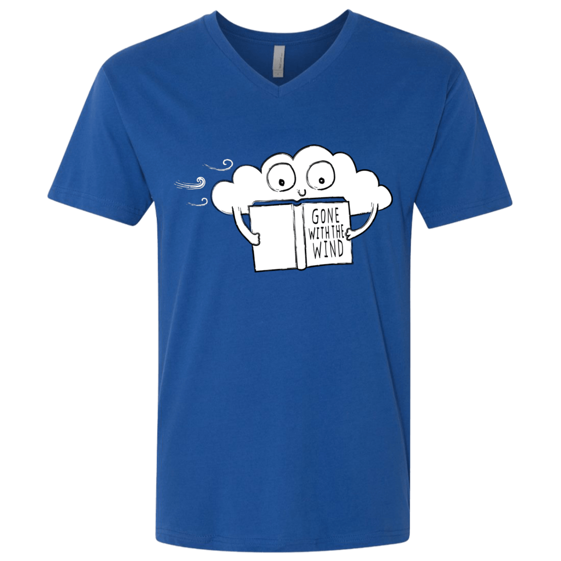 T-Shirts Royal / X-Small Gone with the Wind Men's Premium V-Neck