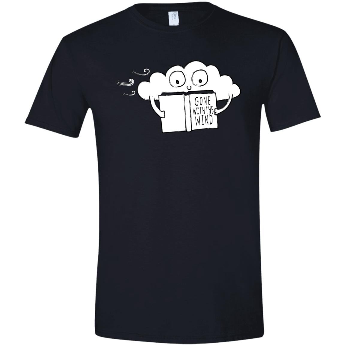 T-Shirts Black / X-Small Gone with the Wind Men's Semi-Fitted Softstyle