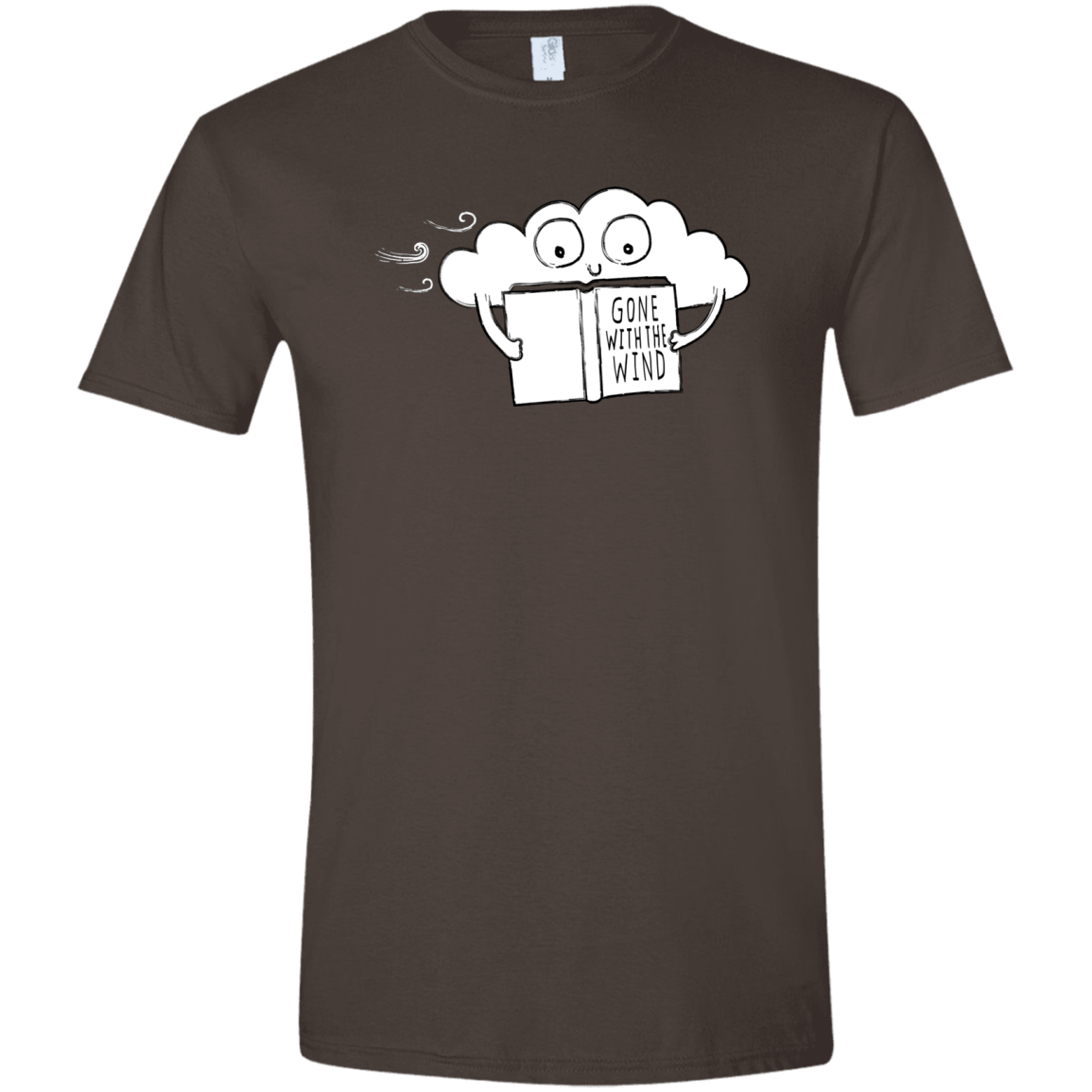 T-Shirts Dark Chocolate / S Gone with the Wind Men's Semi-Fitted Softstyle