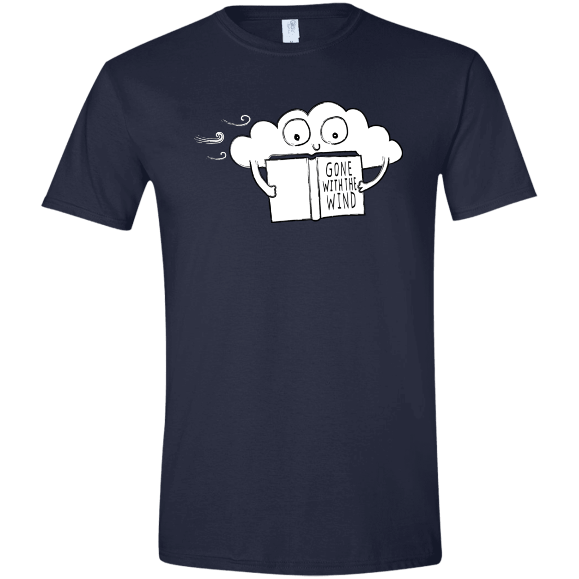 T-Shirts Navy / X-Small Gone with the Wind Men's Semi-Fitted Softstyle